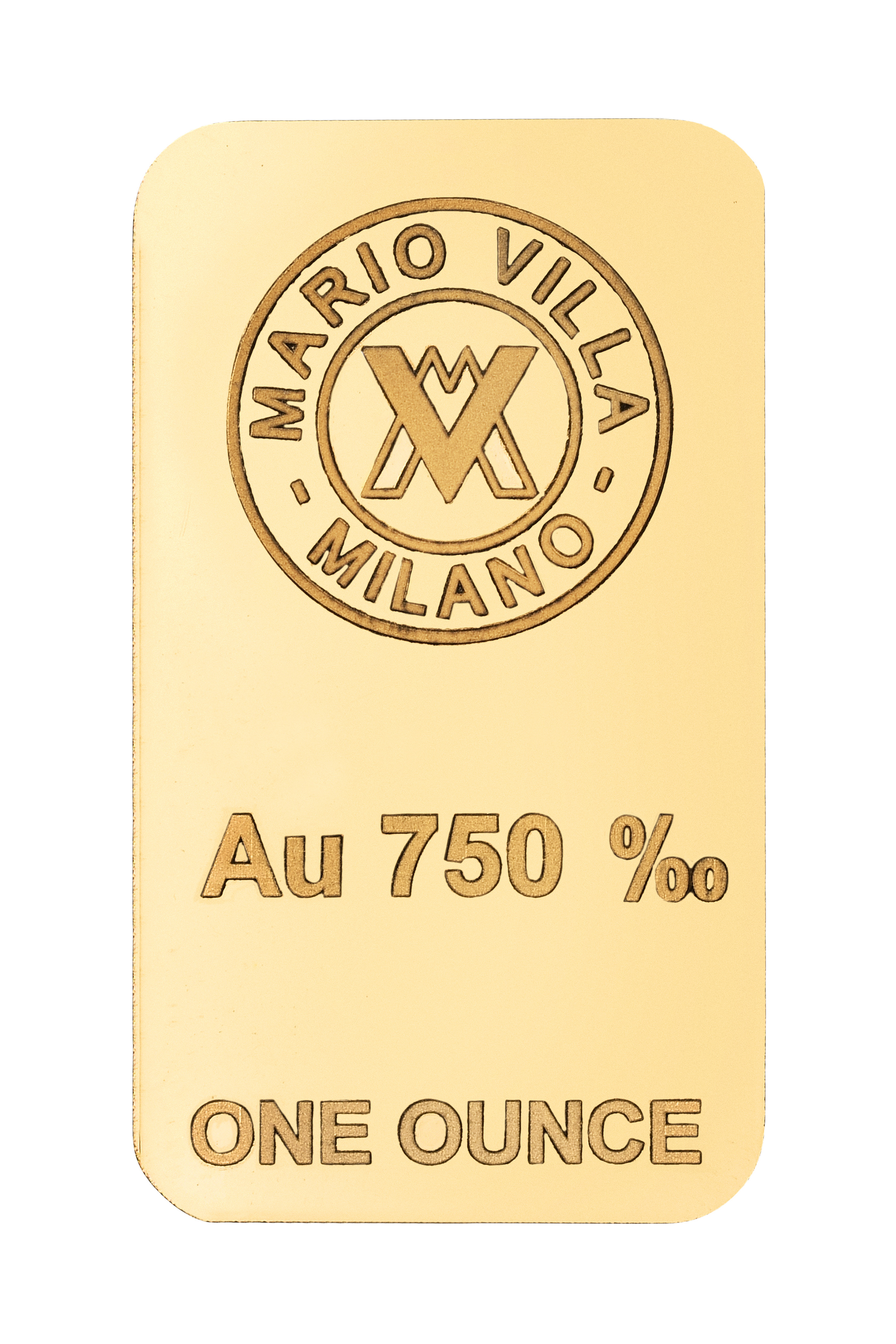 Lingotto in Oro giallo 750/1000 coniato da 1Oz Lingotti Oro 750