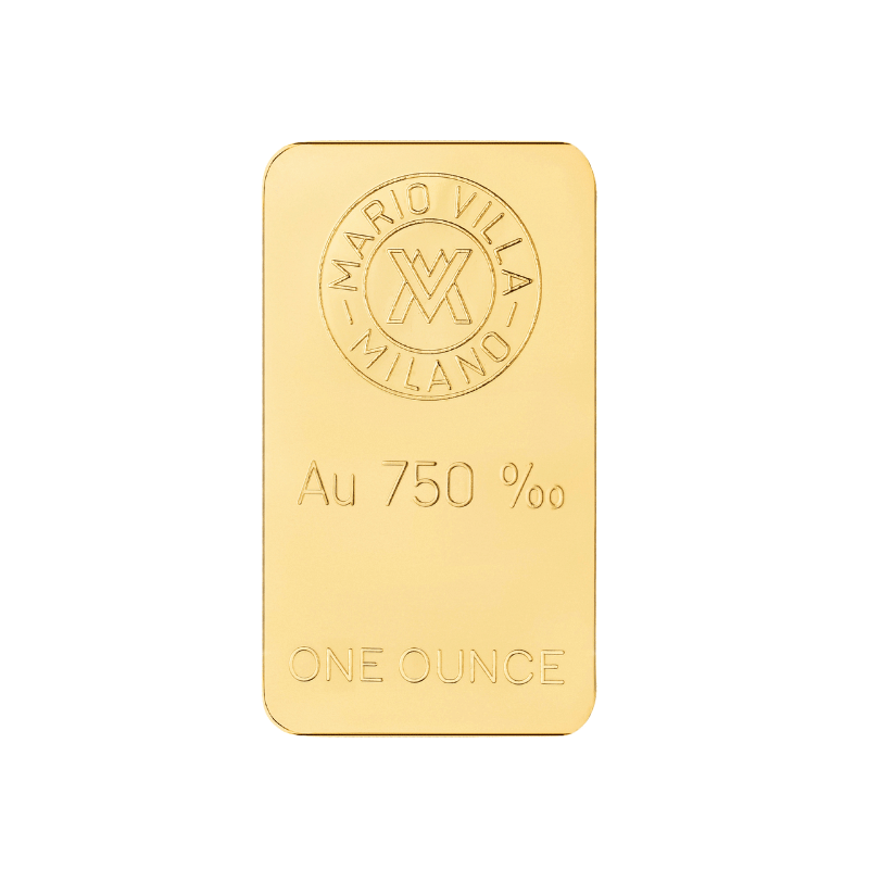 Lingotto in Oro giallo 750/1000 coniato da 1Oz